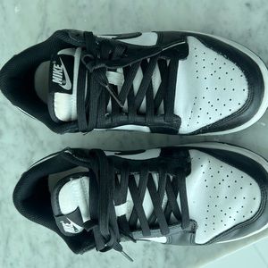 Air Jordans - 6.5 women’s! Black and white :) great condition